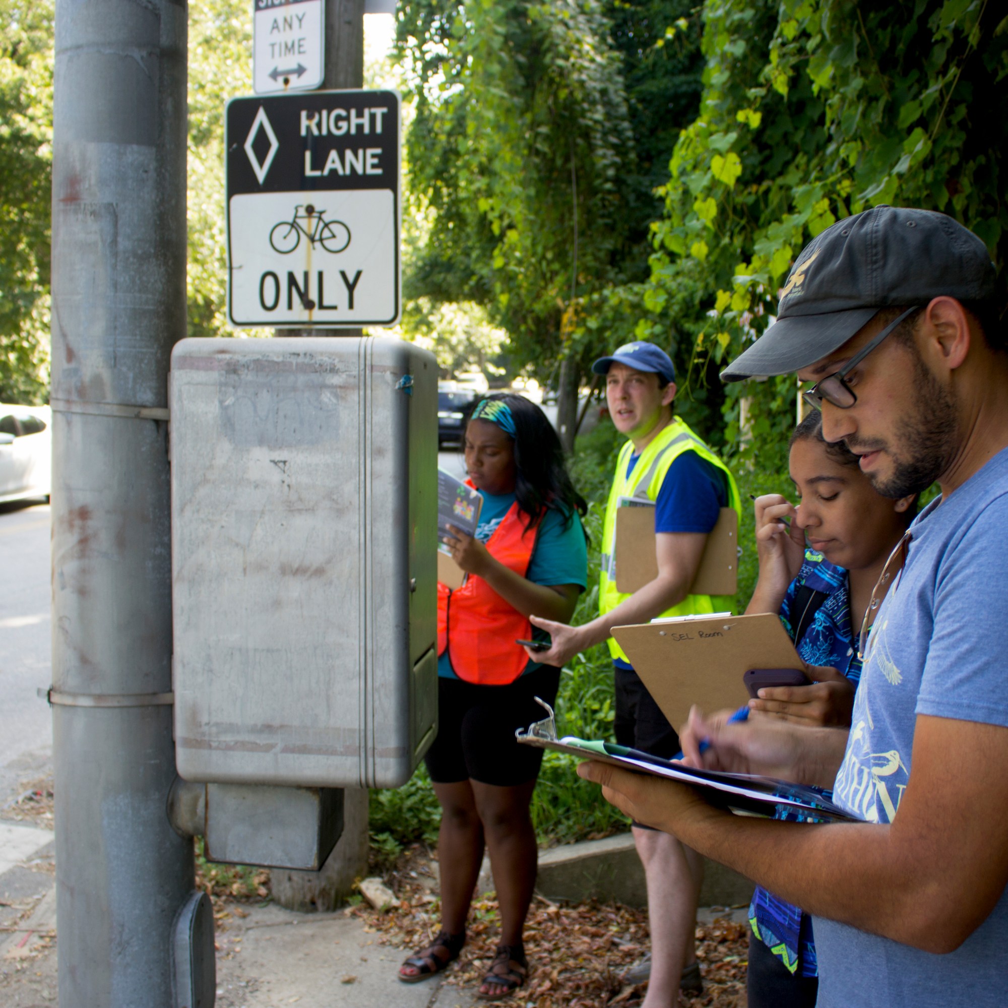 Volunteers Conducting Walk Audit