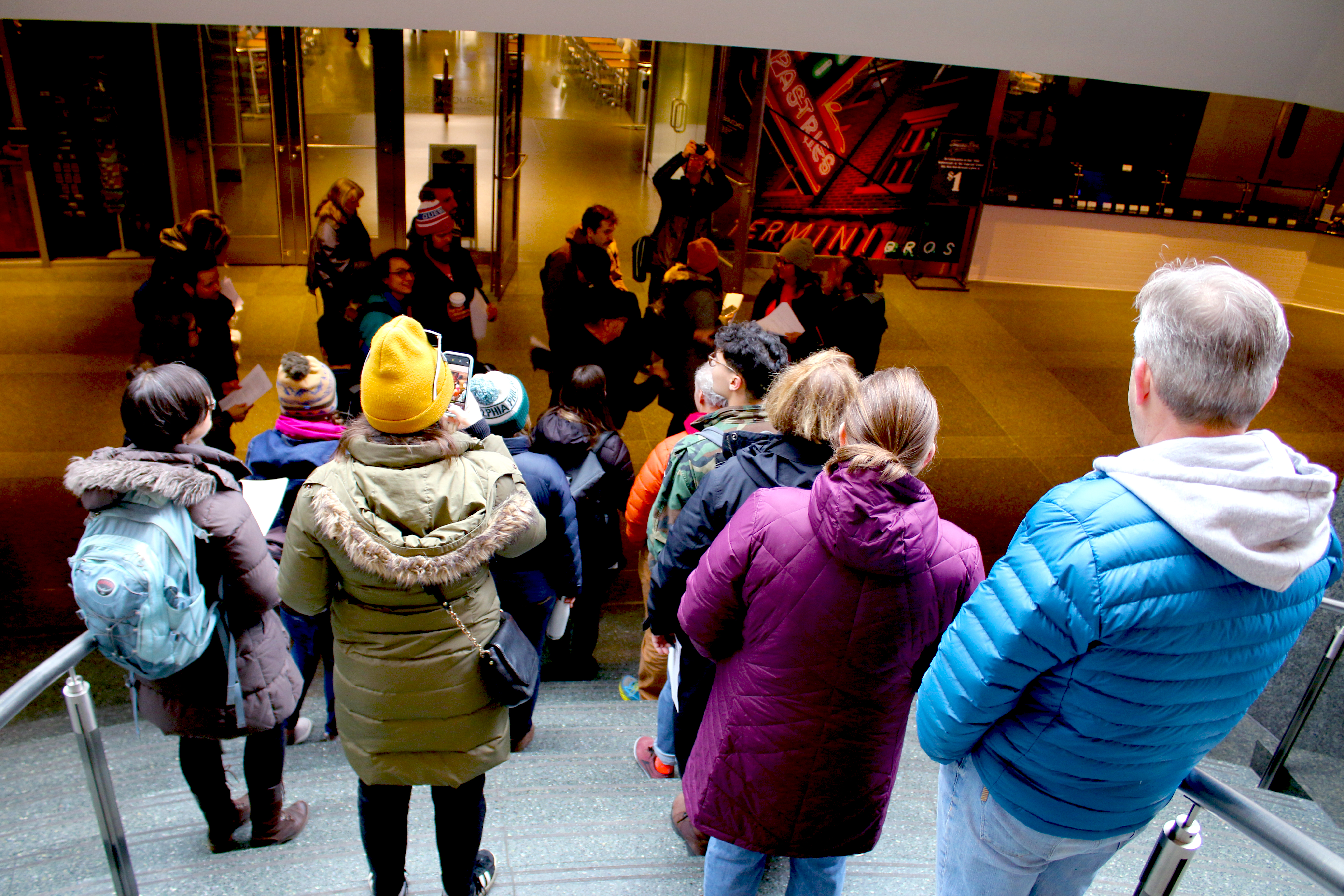 SEPTA Concourse Walk in Center City