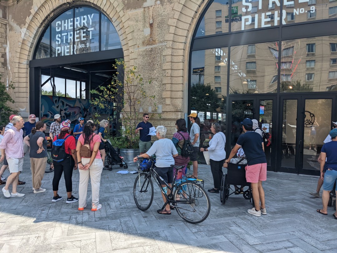Delaware River Trail Walk at Cherry Street Pier