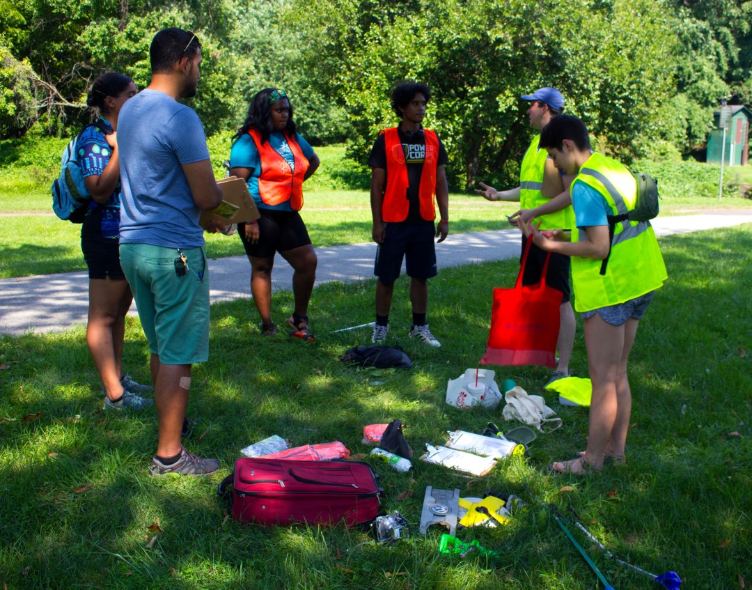 Walk audit near Tookany Creek Park