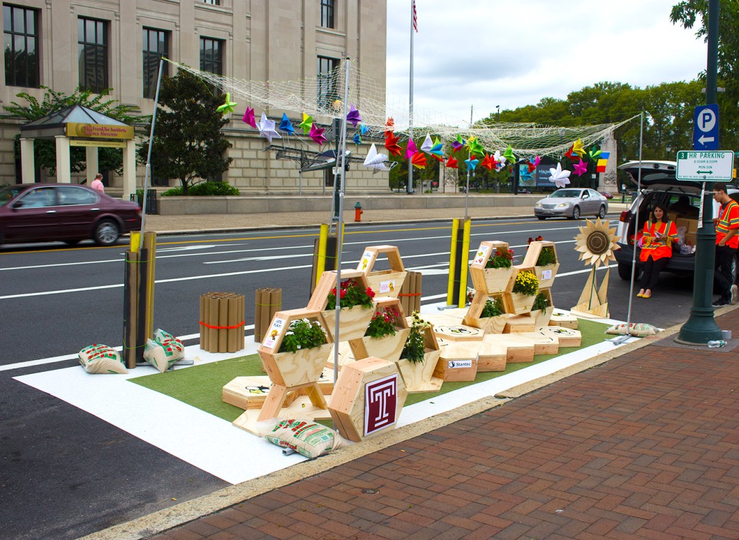 Parklet at PARKing Day 2018.